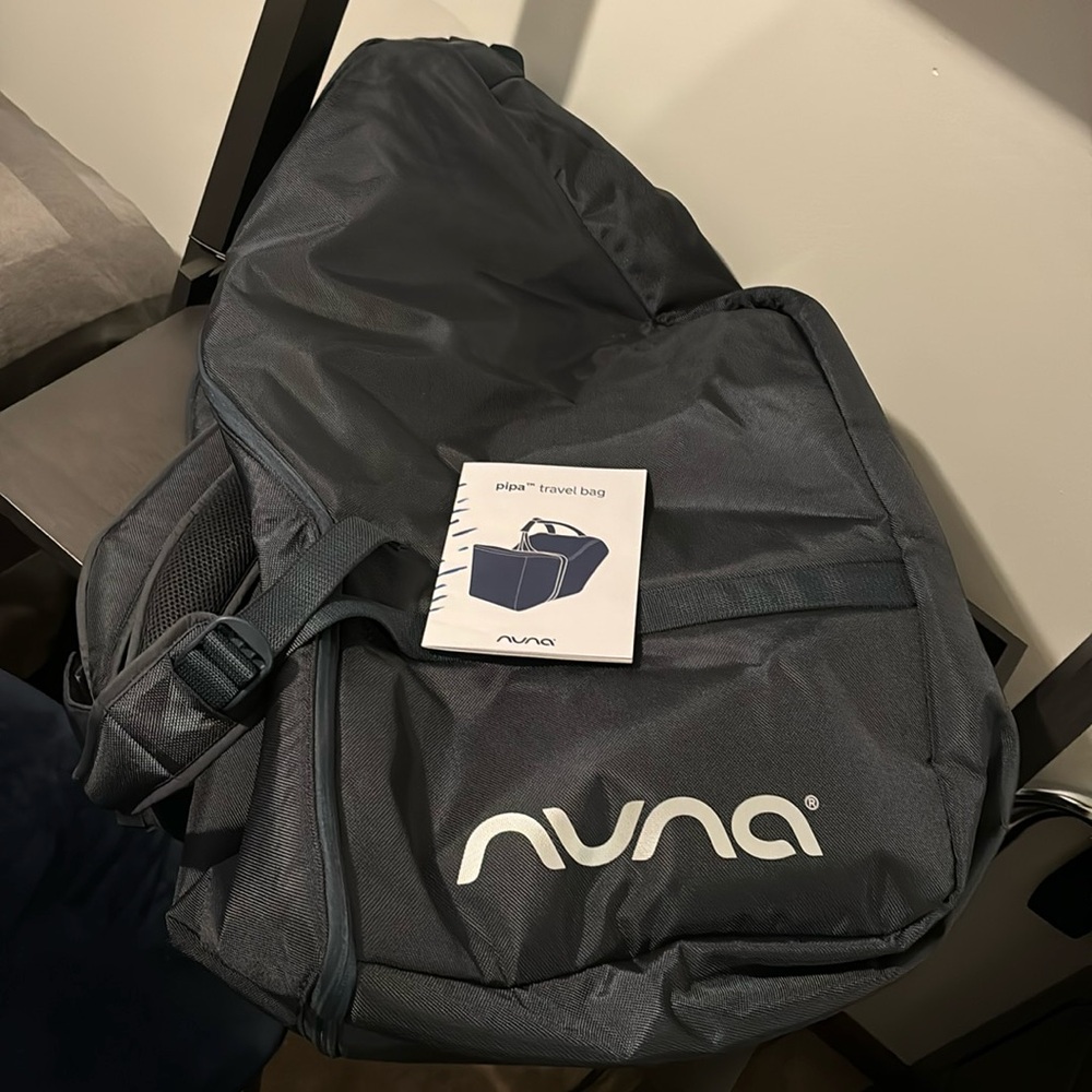 Nuna pipa infant car seat travel bag
